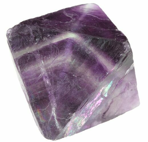 Fluorite Octahedron - Purple Banded #48445